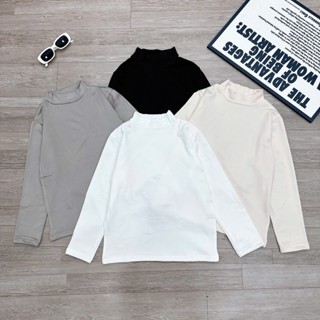  Áo Giữ Nhiệt Cho Bé Trai Bé Gái Cổ Cao 3 Phân Lót Nỉ Co Giãn 4 Chiều 12-40kg Hàng Kỹ Đẹp Bán Shop 