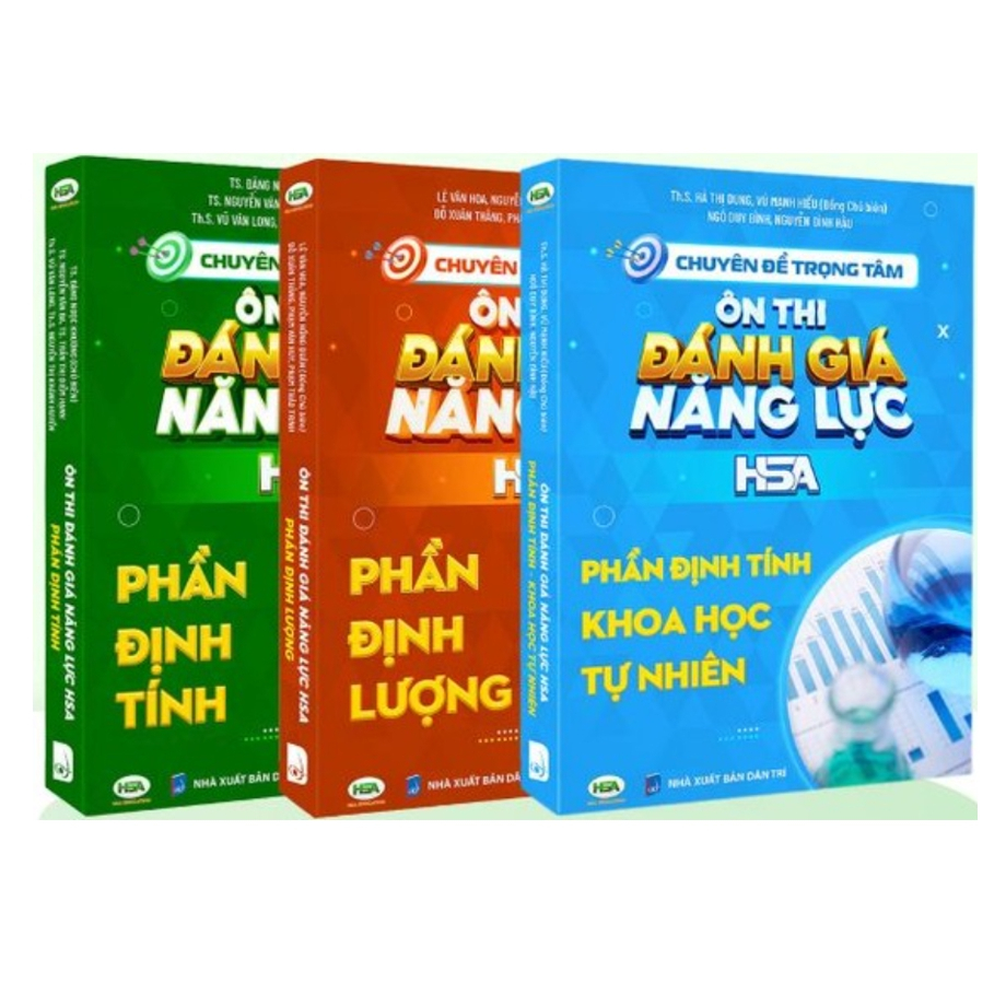 Sách - Chuyên Đề Trọng Tâm Ôn Thi Đánh Giá Năng Lực HSA 2025 (Định tính + Định Lượng + Khoa Học Tự N
