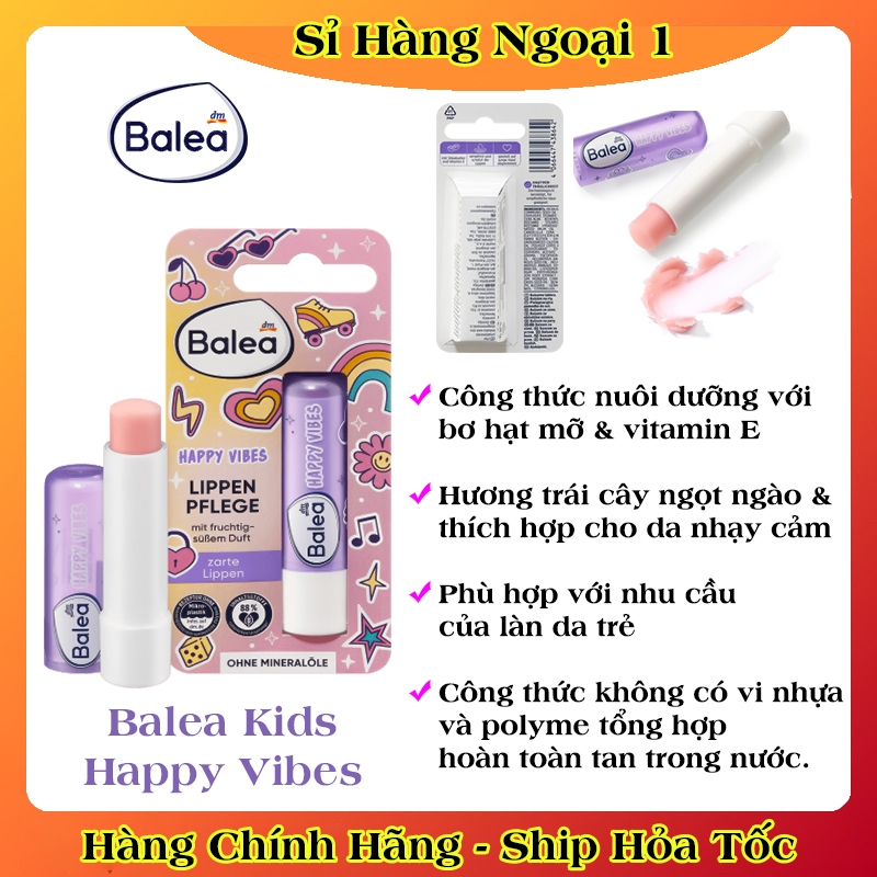 [Mẫu mới nhất] Son dưỡng môi Balea cho bé của Đức