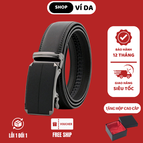 Thắt Lưng Da Nam Xu Hướng | Thắt Lưng Nam Mặt Nhám | Chính Hãng Cao Cấp | TL Nham | Shop Ví Da