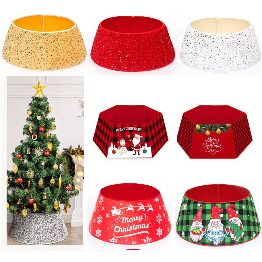 Tấm Quây Chân Thông Che Phủ Chân Cây Thông Noel Trang Trí Giáng Sinh