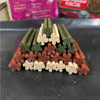 (1 cái 6cm) Xương chữ thập Xương cho chó gặm sạch răng 6cm bổ sung canxi cho chó dưới 5kg