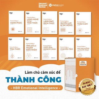 Sách - Boxset HBR Emotional Intelligence - Trí Tuệ Xúc Cảm (Bộ 10 Cuốn)