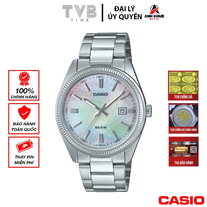 Đồng hồ nam dây kim loại Casio chính hãng MTP-1302DS-7AVDF (38mm)