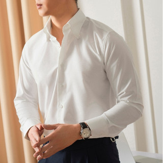 Áo Sơ Mi Nam, Áo Sơ Mi Cổ Button Down, Chất Liệu Cotton Cao Cấp Thấm Hút Mồ Hôi Không Nhăn Co Dãn Tốt WEMAN-WMA2201