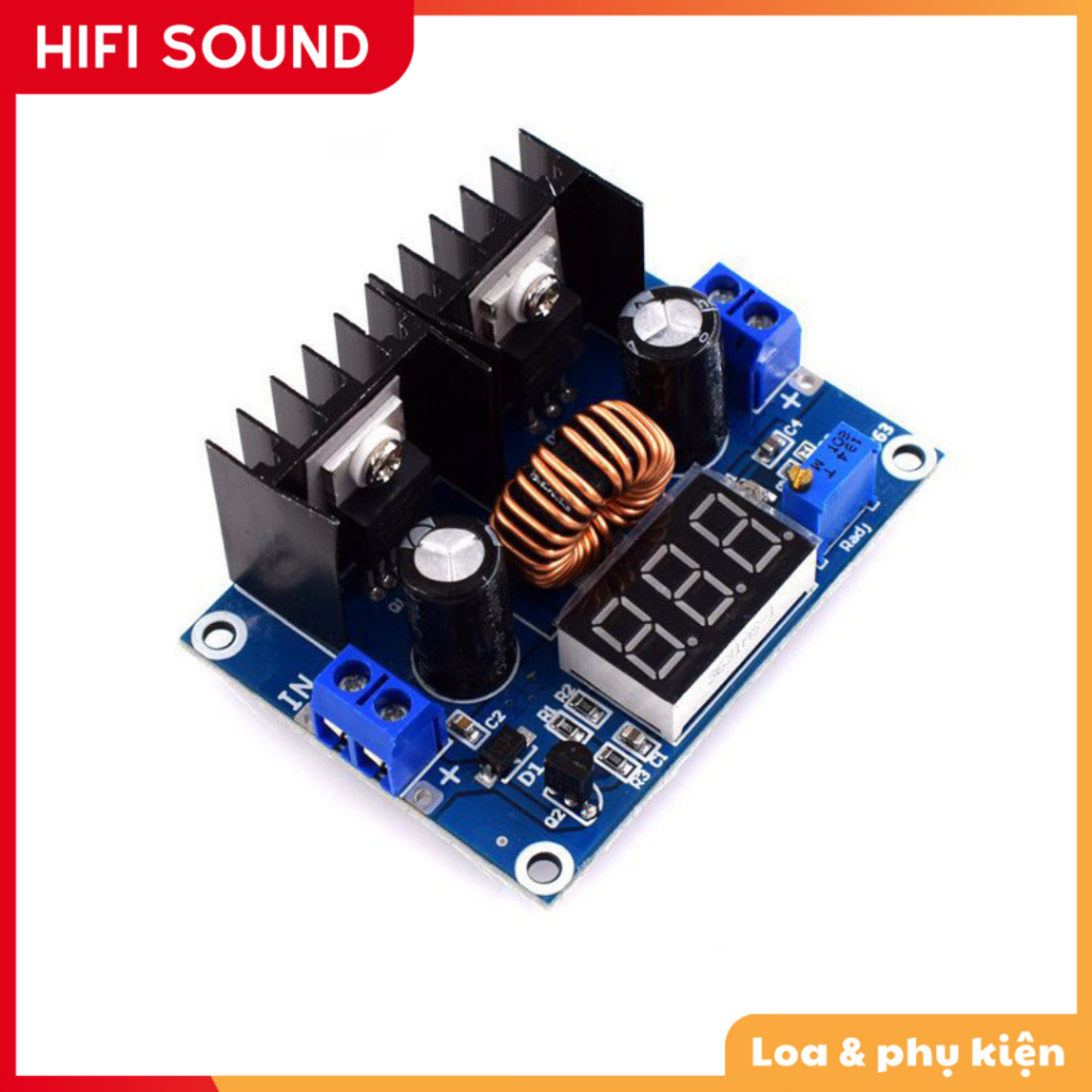 Mạch nguồn hạ áp DC-DC 8A XL4016 ADJ mini có led từ HiFi Sound