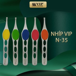 Nhíp Nhổ Lông Mày, Lông Nách, Lông Mũi Inox VIP, N-35 (mã mới)