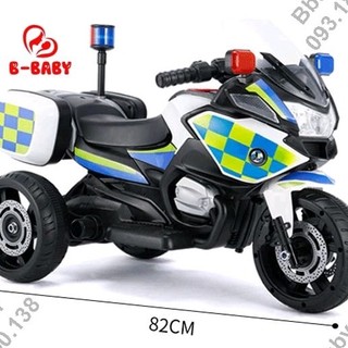 Xe Moto Điện Cảnh Sát Mini