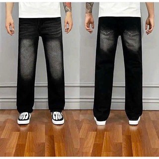  Quần jean nam vá da Quần bò vá da nam hot Cao Cấp 