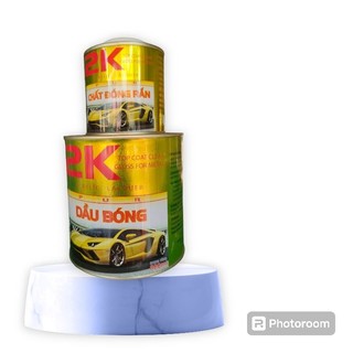 Sơn phủ  2k vàng bóng hoặc mờ trên  bề mặt gỗ, kim loại,,,,.bộ 1kg