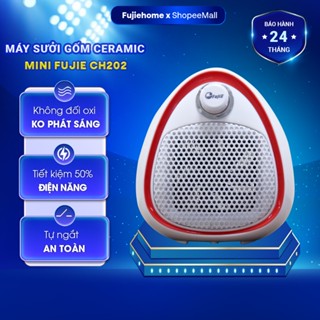 Quạt sưởi gốm Nhập Khẩu không khô da Fujie, máy sưởi ấm điện mini cầm tay không đốt oxy cho bé