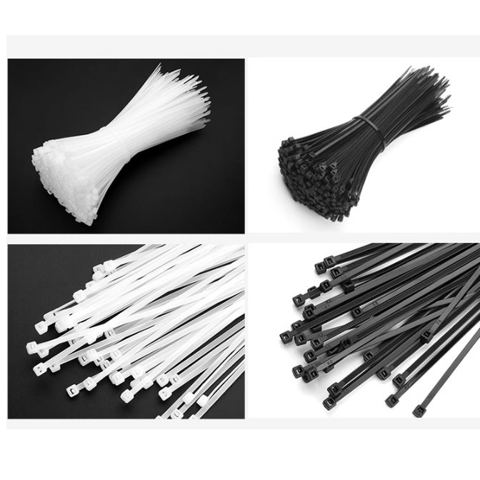 Túi 100 Dây Rút Nhựa- Dây Thít Nhựa 10cm Dây Rút Lạt Nhựa Buộc Treo Đánh Dấu Cố Định Vật Dụng Tiện L