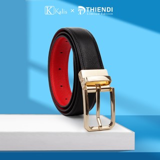  T D THIEN DI - Dây Nịt Thắt Lưng Nam Da Bò Thật Xoay 360 Độ 2 Mặt Cao Cấp Chính Hãng - FULLBOX 