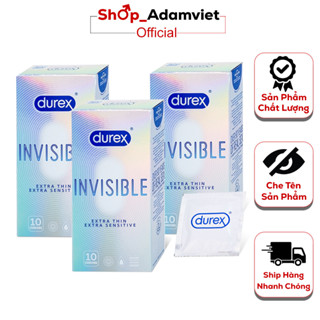 Combo 3 Hộp 30 Cái Bao Cao Su Durex INVISIBLE SIÊU SIÊU MỎNG - (Chỉ hôm nay) Sale Off Giảm Giá Kịch Sàn