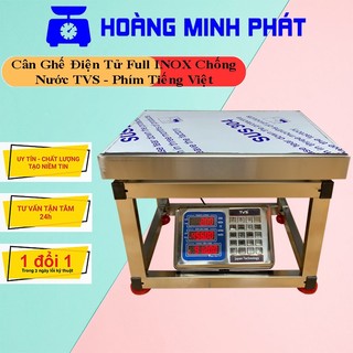Cân Điện Tử 100kg 150kg 200kg 300kg 60k Ghế Ngồi INOX Chống Nước TVS