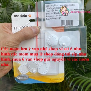 Cặp 2 van trắng USA cho máy hút sữa pump ( hàng nhập Mĩ )