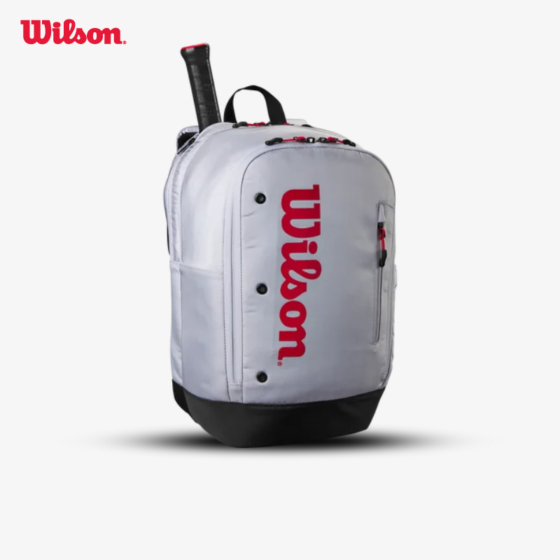 Wilson BackPack Balo Đựng Vợt Pickleball Gray/Red WR8905701001