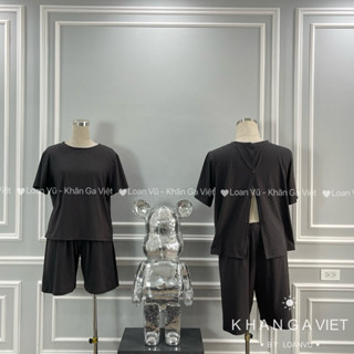 Bộ đồ massage , bộ xông hơi spa nam nữ có cúc bấm sau lưng, mặc được 2 kiểu