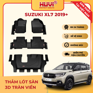 [CHÍNH HÃNG] Thảm lót sàn xe SUZUKI XL7 2023 3D tràn viền nhựa TPE - HUVI Việt Nam