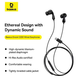 Tai nghe có dây Baseus encok CZ20 wired earphones A00171400213-00- hàng chính hãng