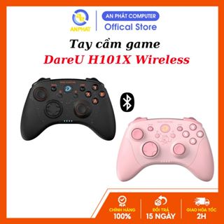 Tay cầm game DareU H101X Wireless Back/Pink