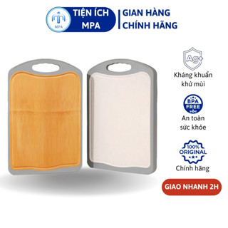 Thớt 2 mặt tre và lúa mạch kháng khuẩn cao cấp MPA