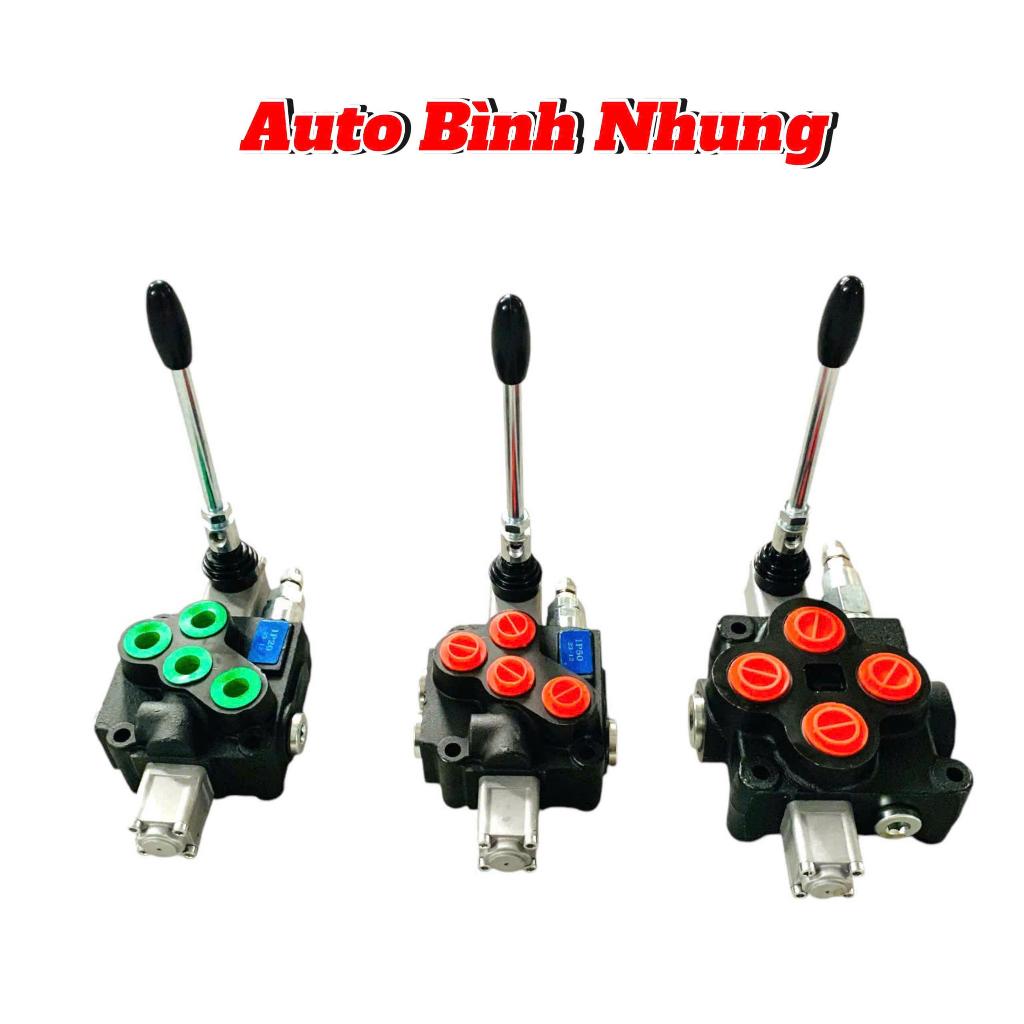 Van gạt tay thủy lực 1 cần lưu lượng 1P20 M18*1.5 , 1P50 G1/2 ren 21 , 1p80 G3/4 ren 27