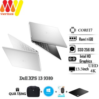  Laptop Dell XPS 13 9380 Core i7-8665U Ram 16GB SSD 256GB 13.3inch UHD  3840 x 2160  IPS InfinityEdge  4K Cảm ứng  