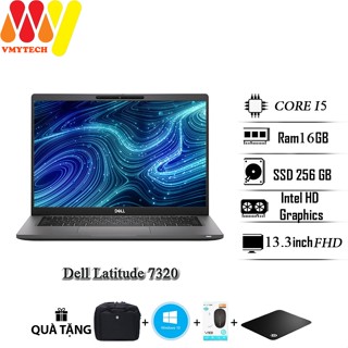 Laptop Dell Latitude 7320, Core i5-1135G7, Ram 16GB, SSD 256 M2, 13.3inch Full HD, kèm bộ quà tặng