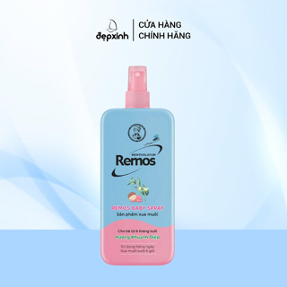 Xịt chống muỗi cho bé từ 6 tháng tuổi hương khuynh diệp Remos Baby