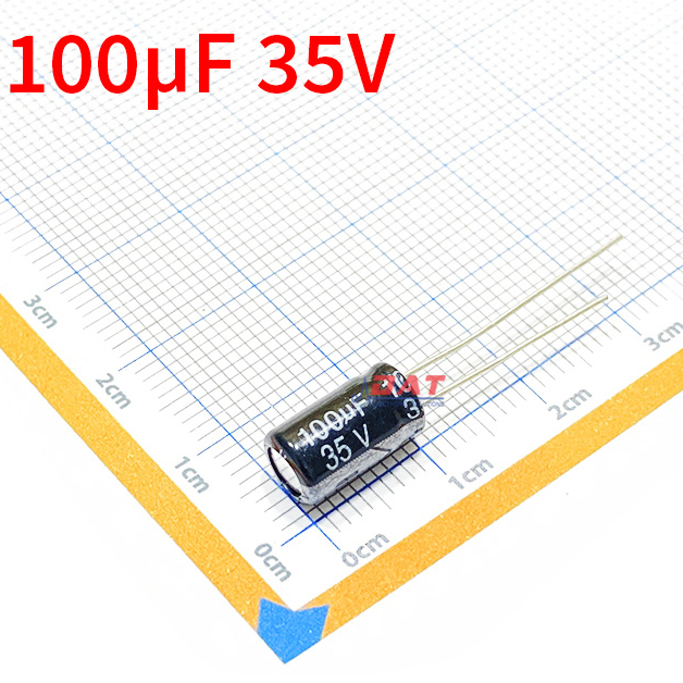 Tụ Hóa 100uF 35V 6*11mm