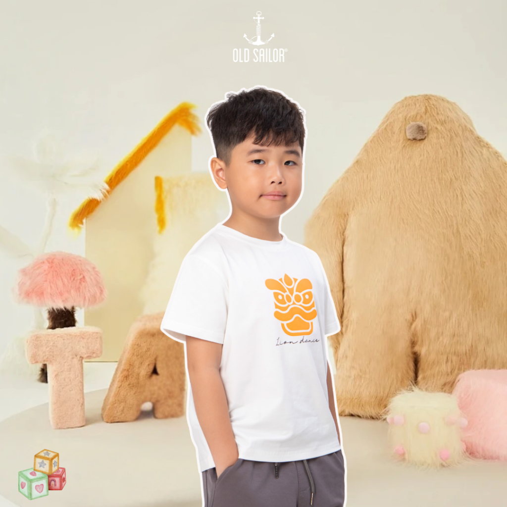 Áo Thun Trẻ Em Lion Dance Old Sailor - 33024