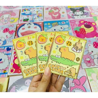 Combo 10 Sổ hình dán, sticker 12 tấm dễ thương
