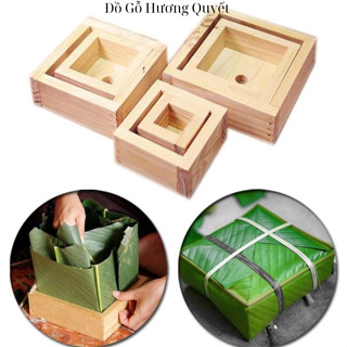  Khuôn Làm Bánh Chưng Thông Minh Khuôn Gỗ thông Tự Nhiên 