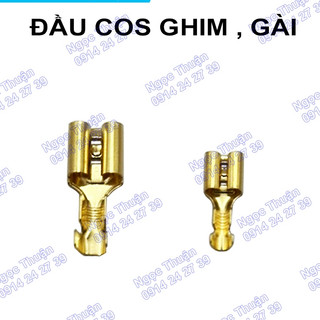 ( túi đủ 100 cái ) Đầu cos ghim , đầu cos đuôi cá