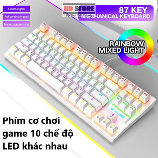 Bàn phím cơ K2 PRO Led RGB 10 chế độ cực đỉnh blueswitch chất lượng chính hãng BẢO HÀNH 12 THÁNG