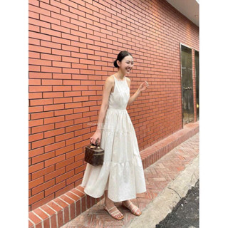  Han Dress - Đầm Linen Sát Nách Xoè   ảnh chính chủ   