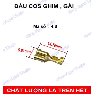 ( túi đủ 100 cái ) Đầu cos ghim , đầu cos đuôi cá