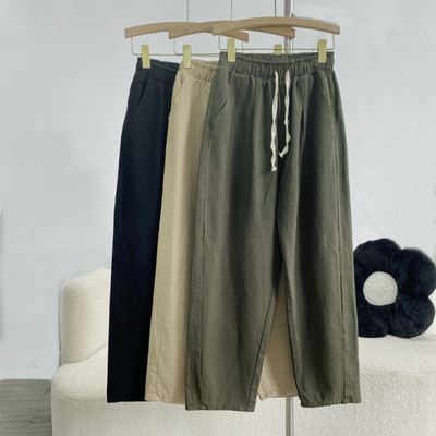 Quần Baggy Bigsize Nữ Cạp Cao Basic Che Khuyết Điểm Vải Kaki Cho Nữ Chubby 50-95kg Q521