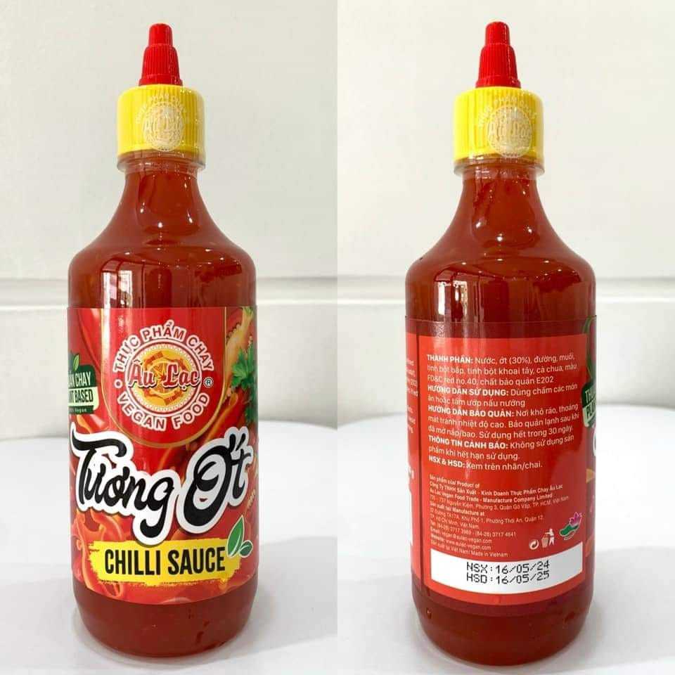 Tương ớt chay - Không tỏi - Mua 2 giảm giá