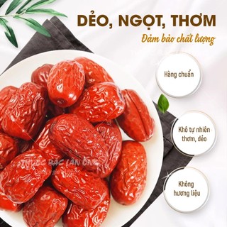 Táo đỏ Hàn Quốc sấy khô 1kg, pha trà, ăn vặt, hầm canh thơm ngon, bổ dưỡng - Lãn Ông