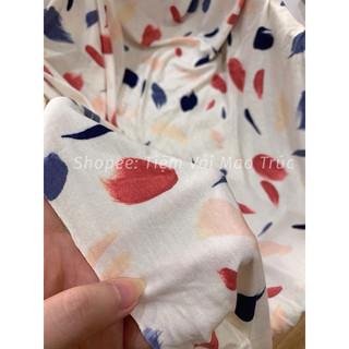 Vải Thun Cotton Sơ Sinh Petit mềm mịn mát giãn 4 chiều xuất dư (Khổ 1m7) | Làm túi ngủ cho bé, váy body, quần chip