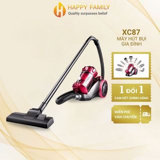 Máy hút bụi gia đình yangzi xc87 công suất lớn 1400w tặng 9 đầu hút lực hút 17000pa hút sạch bụi bẩn trên mọi địa hình