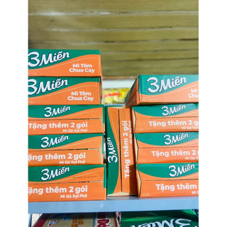  Mì tôm 3 miền chua cay 30 gói 