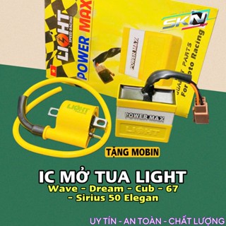 ic mở tua LIGHT 5 chân cho xe Wave Dream Cub 67 Sirius 50 Elegan tặng mobin sườn