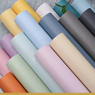 Giấy dán tường trơn một màu keo sẵn dán tường phòng ngủ,dán bàn , dán tủ đẹp chống thấm nước