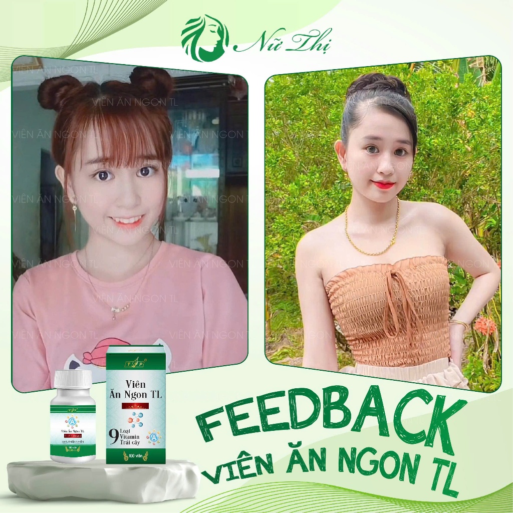 [ CHÍNH HÃNG ] Viên ăn ngon tăng cân TL liệu trình 30 ngày (hộp 100 viên)