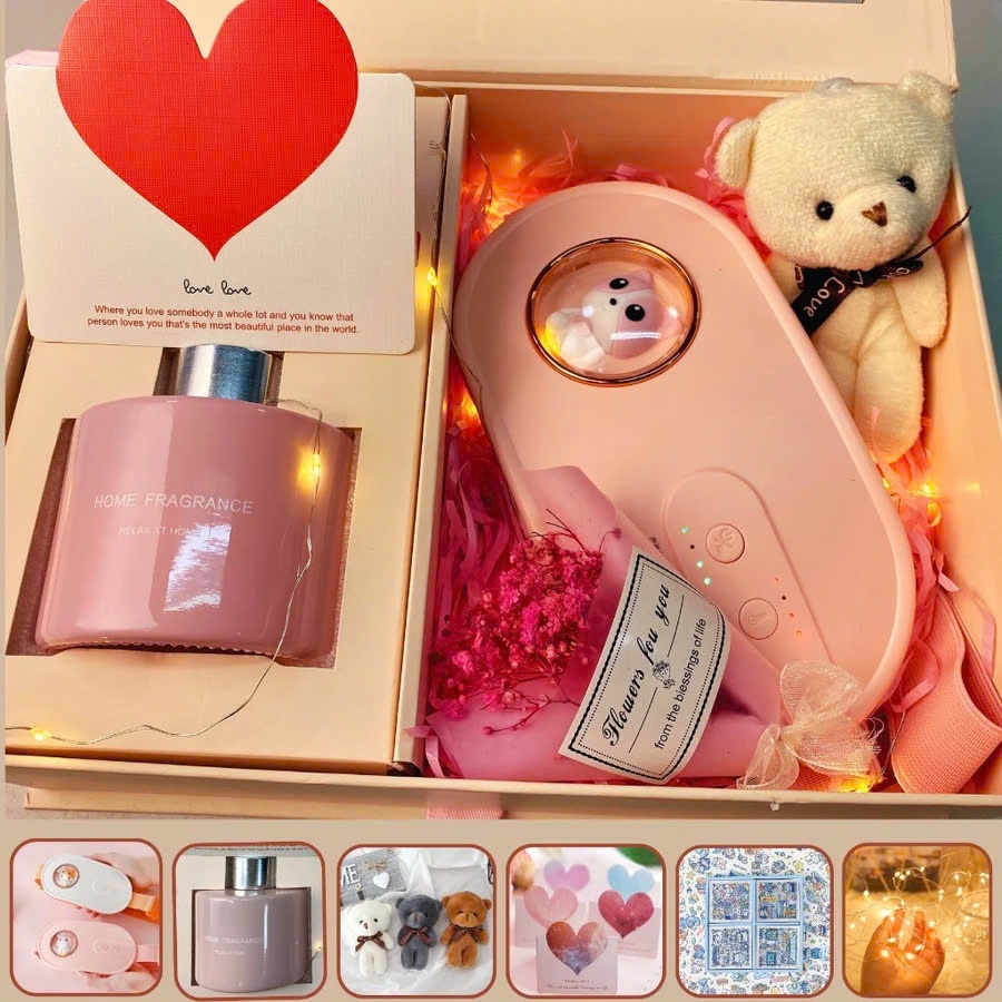 Set quà D'hera, Quà 20.10 Máy Massage ấm bụng giúp giảm đau bụng kinh nguyệt cho phụ nữ - Unicare