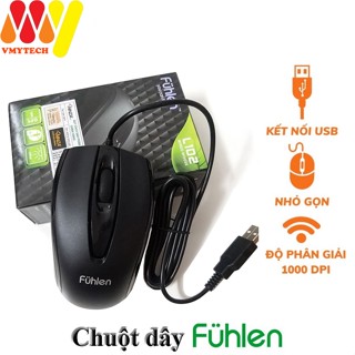Chuột máy tính Fuhlen L102, chuột dây máy tính chơi game, chuột gaming có dây cao cấp, kết nối Usb, Độ phân giải 1000DPI
