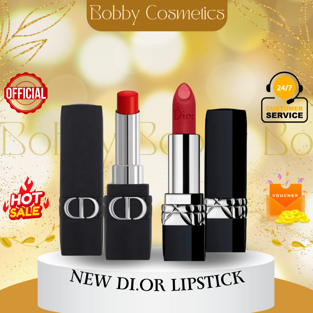 Son thỏi Di.or Rouge Dior Forever Satin matte Lì dưỡng hot nhất 2023, Bobby Cosmetics